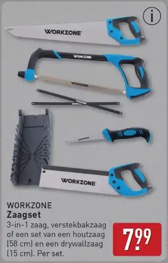 ALDI Workzone Zaagset aanbieding