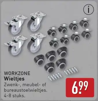 ALDI Workzone Wieltjes aanbieding