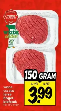 Vomar Voordeelmarkt Ierse Kogelbiefstuk aanbieding