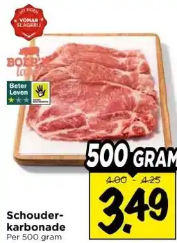Vomar Voordeelmarkt Schouder- karbonade aanbieding