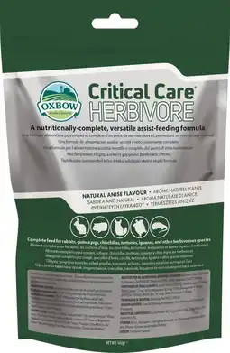 Amazon Oxbow Critical Care Herbivoor Anijs 141g aanbieding