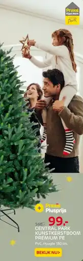 Praxis Central park kunstkerstboom premium pe aanbieding