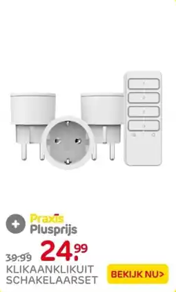 Praxis Klikaanklikuit schakelaarset aanbieding
