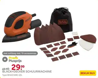 Praxis Black+decker schuurmachine aanbieding