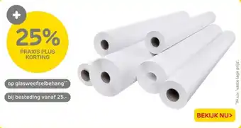 Praxis Op glasweefselbehang aanbieding