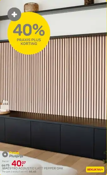 Maestro acoustic latt pepper oak