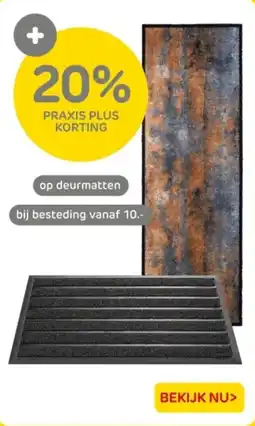 Praxis Op deurmatten aanbieding