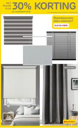 Praxis Op raamdecoratie aanbieding