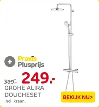 Praxis Grohe alira doucheset aanbieding