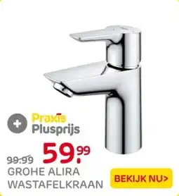 Praxis Grohe alira wastafelkraan aanbieding