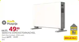 Praxis Sencys convectorkachel aanbieding