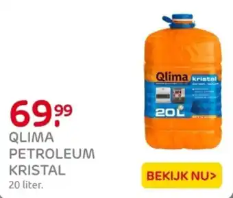Praxis Qlima petroleum kristal aanbieding