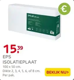 Praxis Eps isolatieplaat aanbieding