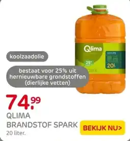 Praxis Qlima brandstof spark aanbieding