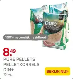 Praxis Pure pellets pelletkorrels din+ aanbieding