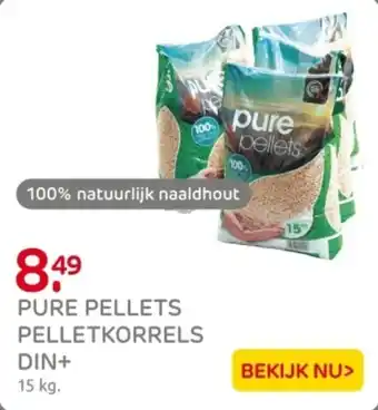Praxis Pure pellets pelletkorrels din+ aanbieding