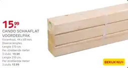 Praxis CANDO SCHAAFLAT VOORDEELPAK aanbieding