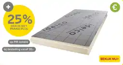 Praxis Op PIR isolatie aanbieding