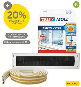 Praxis Op kleine isolatie en tochtwering aanbieding