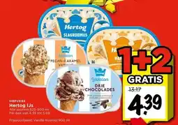 Vomar Voordeelmarkt Hertog IJs aanbieding