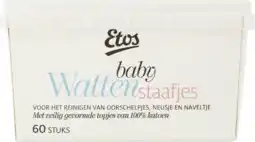 Albert Heijn Etos Mijn baby wattenstaafjes aanbieding