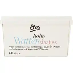 Albert Heijn Etos Mijn baby wattenstaafjes aanbieding