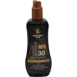 Albert Heijn Australian Gold Instant bronzer spray gel 30 aanbieding