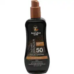 Albert Heijn Australian Gold Instant bronzer spray gel 50 aanbieding