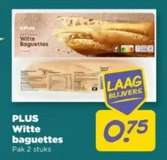 PLUS PLUS Witte baguettes aanbieding