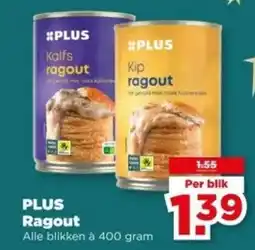 PLUS PLUS Ragout aanbieding