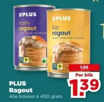 PLUS PLUS Ragout aanbieding