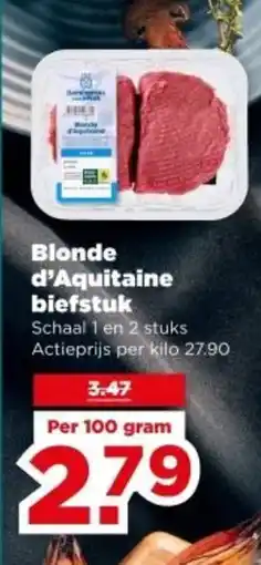 PLUS Blonde d'Aquitaine biefstuk aanbieding