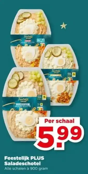 PLUS Feestelijk PLUS Saladeschotel aanbieding