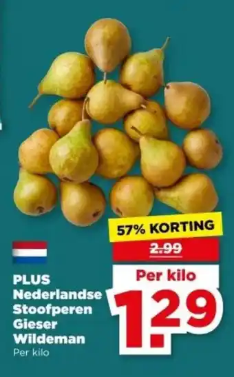 PLUS PLUS Nederlandse Stoofperen Gieser Wildeman aanbieding