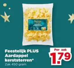 PLUS Feestelijk PLUS Aardappel kerststerren aanbieding