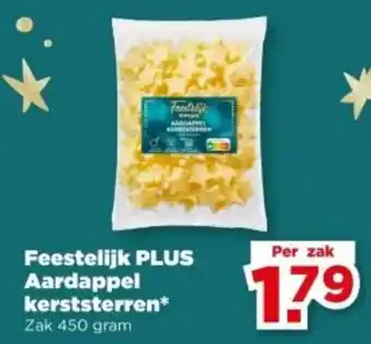 PLUS Feestelijk PLUS Aardappel kerststerren aanbieding