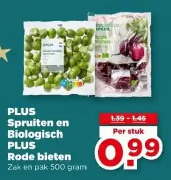 PLUS PLUS Spruiten en Biologisch PLUS Rode bieten aanbieding