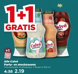 PLUS Alle Calvé Party en snacksauzen aanbieding