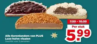 PLUS Alle Korenlanders van PLUS Luxe halve vlaaien aanbieding