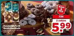 PLUS Feestelijk PLUS Kerstchocolade aanbieding