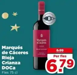 PLUS Marqués de Cáceres Rioja Crianza DOCa aanbieding