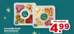 PLUS Feestelijk PLUS Borrelschotel aanbieding