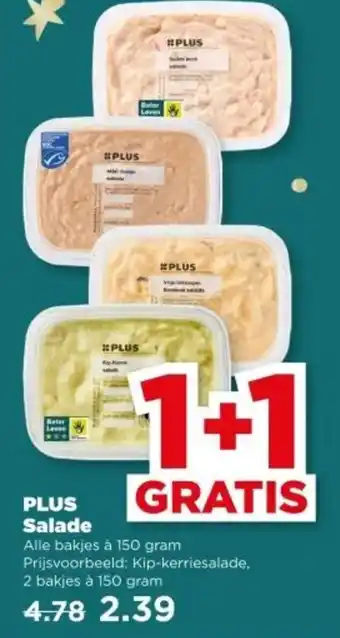 PLUS PLUS Salade aanbieding