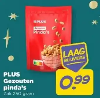 PLUS PLUS Gezouten pinda's aanbieding