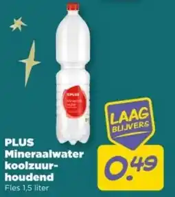 PLUS PLUS Mineraalwater koolzuur houdend aanbieding