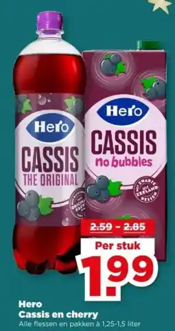 PLUS Hero Cassis en cherry aanbieding