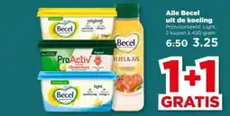 PLUS Alle Becel uit de koeling aanbieding