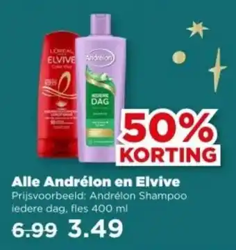 PLUS Alle Andrélon en Elvive aanbieding
