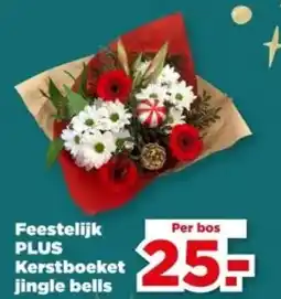 PLUS Feestelijk PLUS Kerstboeket jingle bells aanbieding