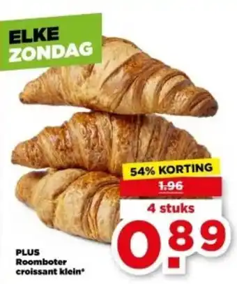 PLUS PLUS Roomboter croissant klein aanbieding